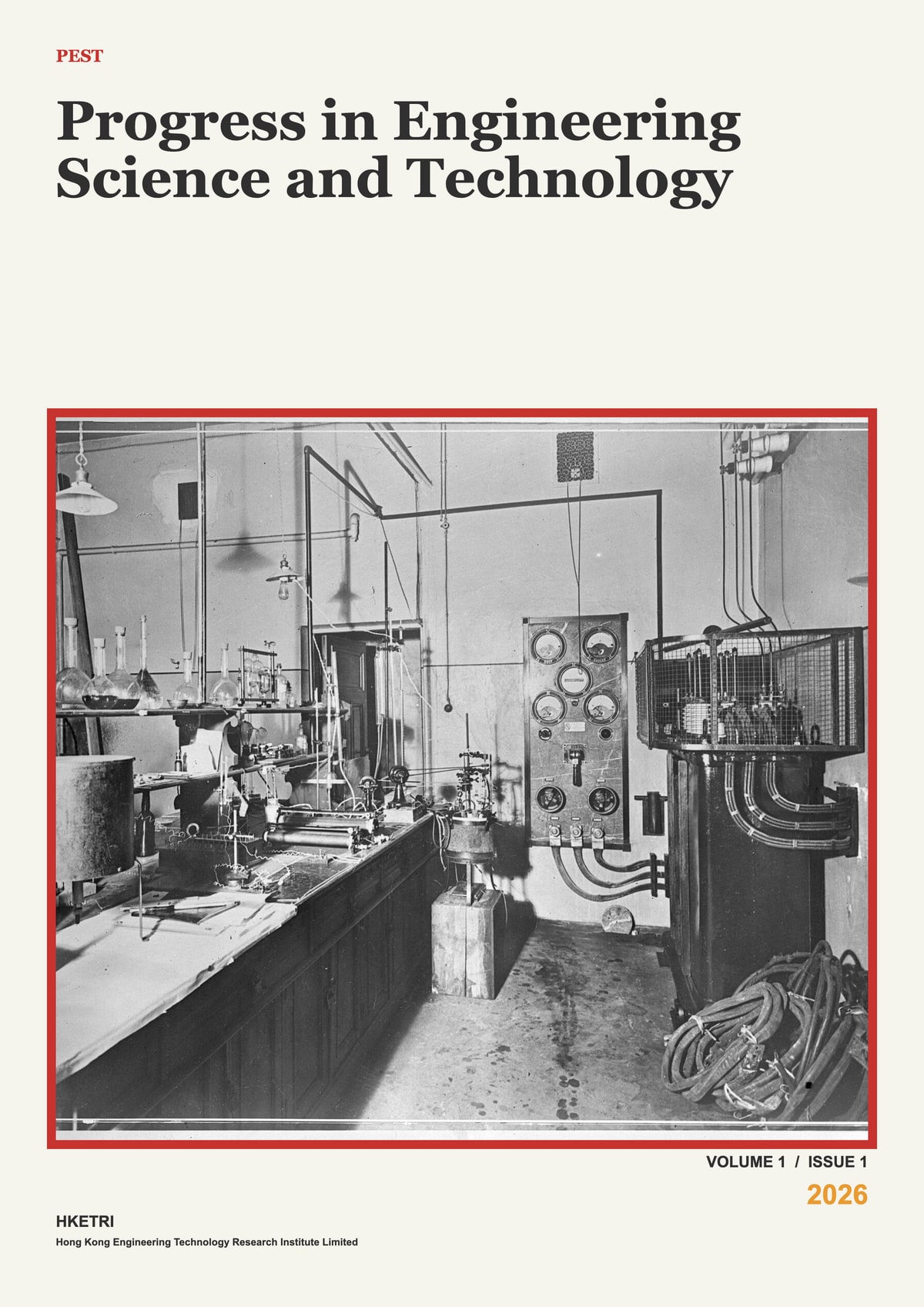 Progress in Engineering Science and Technology, Volume 1, Issue 1, 2026 cover