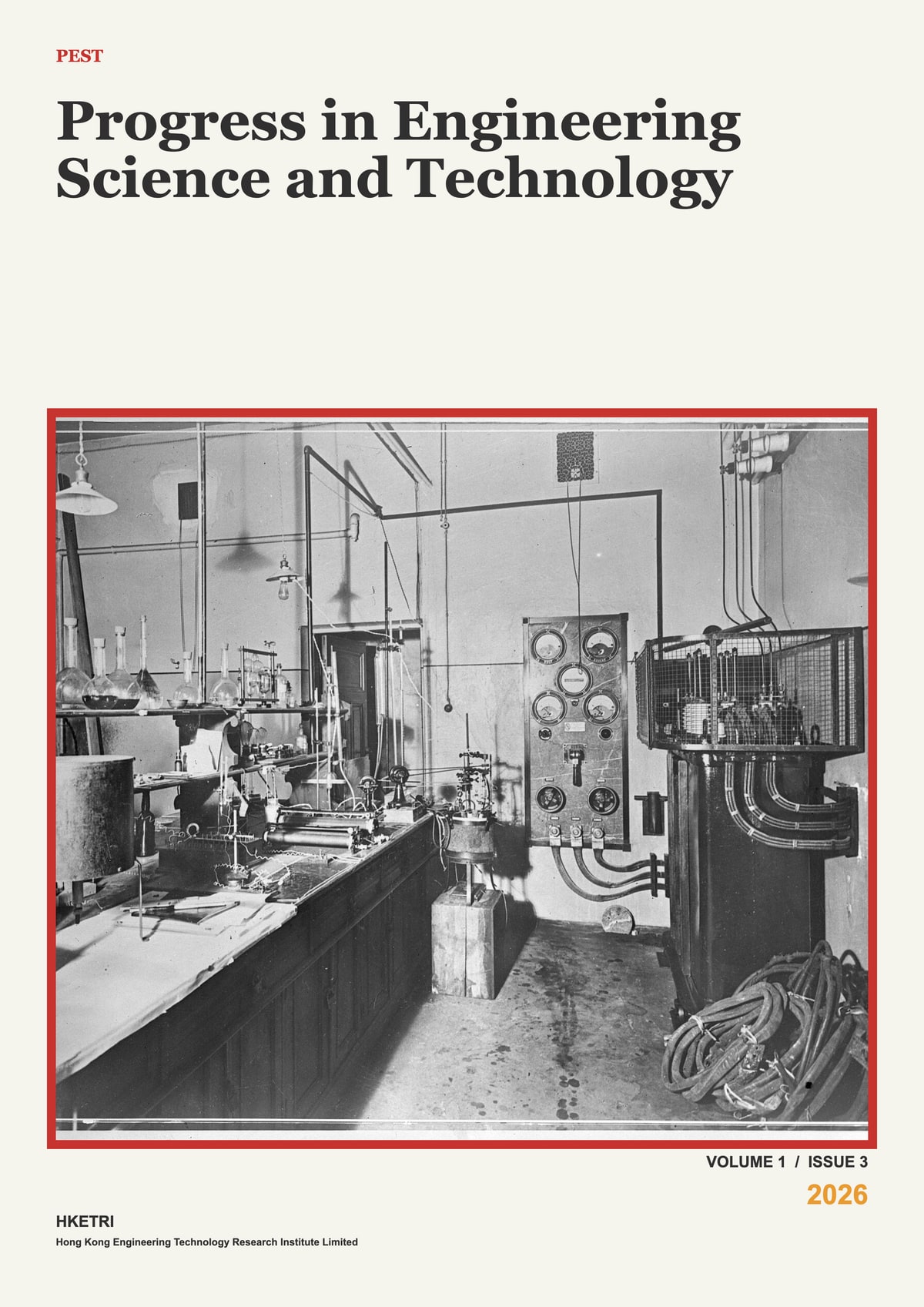 Progress in Engineering Science and Technology, Volume 1, Issue 3, 2026 cover