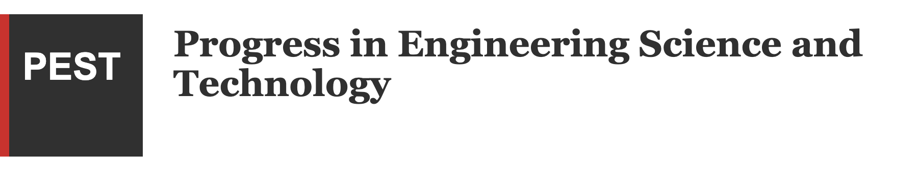 Progress in Engineering Science and Technology logo